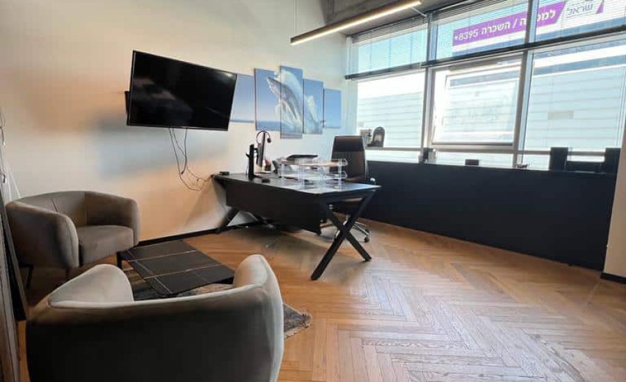 משרד להשכרה בנתניה 323 מר פרויקט טיטניום אזור תעשייה פולג ספיר